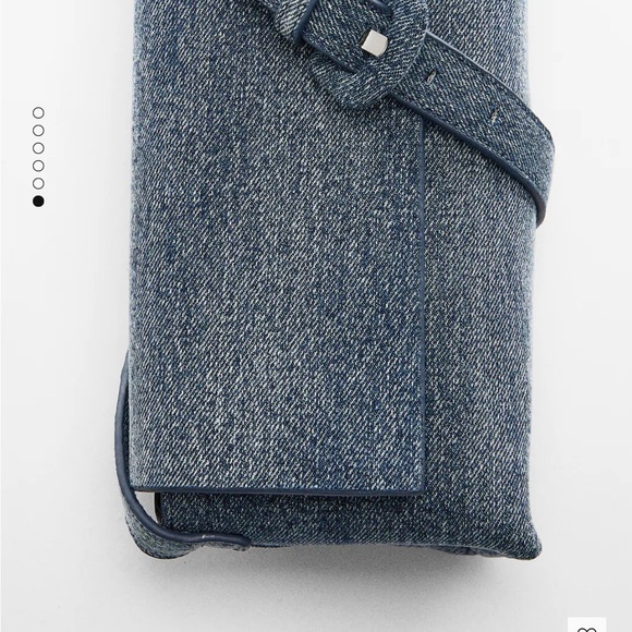 Mango Denim Shoulder Bag! NWT! - Picture 2 of 7